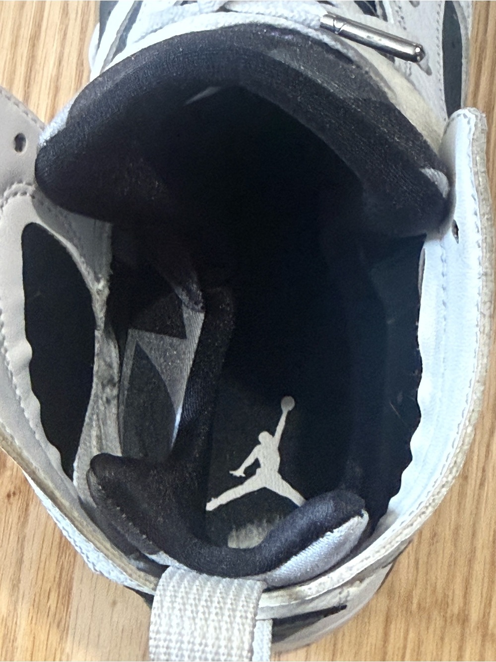 Mens Jordan 7 Flint White/Gray/Purple sneakers. - Picture 10 of 10